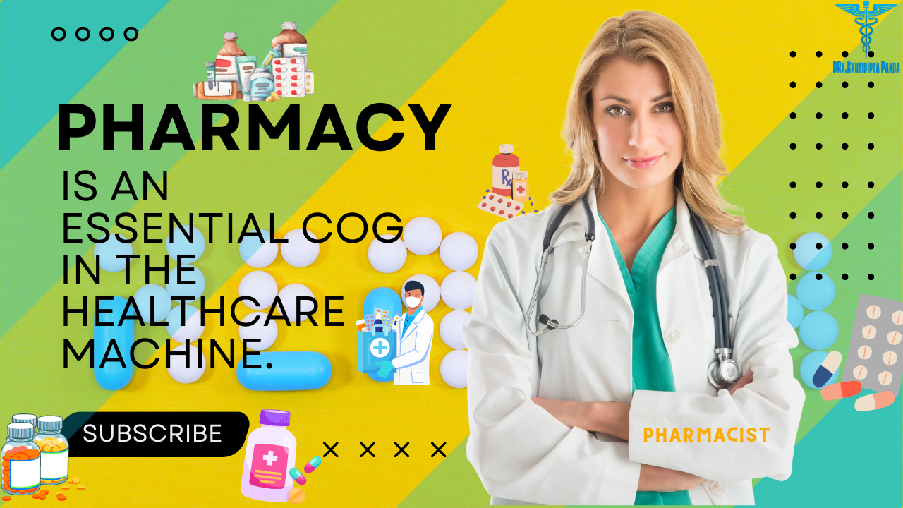 Pharmacy's the art and science of compounding and dispensing drugs or preparing suitable dosage forms for the administration of medication to man or animals.